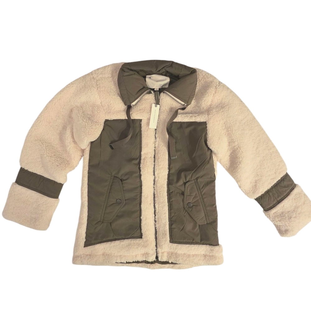 Pilcro Anthropologie Mixed Sherpa Anorak Jacket - Picture 5 of 5